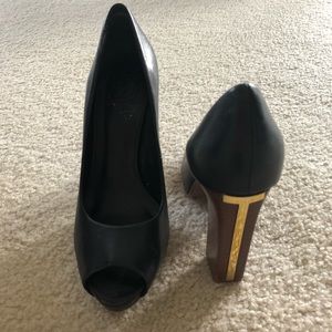 Tory Burch Peep Toe Heels